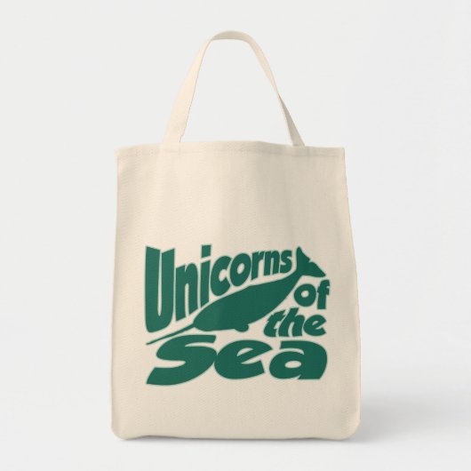 Tote Bag Unicorne Narwhal de la mer (Devant)