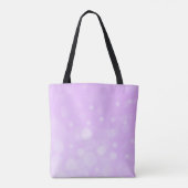 Tote Bag Unicorne personnalisée et violet fée (Dos)