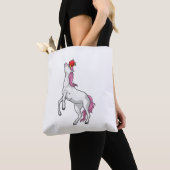 Tote Bag Unicorne Pomme Fruit (De près)