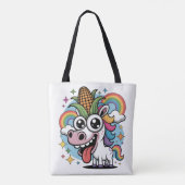 Tote Bag Unicorne unique (Dos)