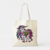 Tote Bag Unicorne violette (Dos)