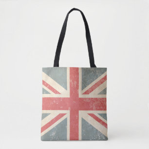 Tote Bag Union Jack britannique en détresse