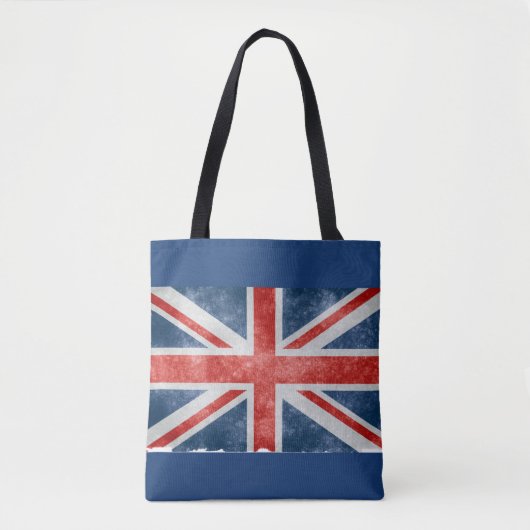 Tote Bag Union Jack déchiré en lambeaux Fourre-tout (Devant)