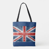 Tote Bag Union Jack déchiré en lambeaux Fourre-tout (Dos)