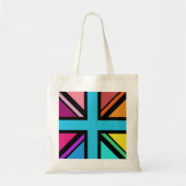 Tote Bag Union Jack/Drapeau Multicolore+Noir (Devant)