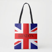 Tote Bag Union Jack, le drapeau britannique Londres (Devant)