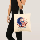 Tote Bag Unions Nous, Patriote, Simplement Enspirés (Devant (produit))
