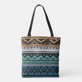 Tote Bag Unique Amusement contemporain Aztec Tribal Art (Dos)