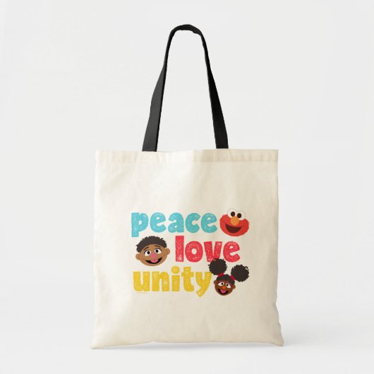 Tote Bag Unité de l'amour pour la paix (Devant)