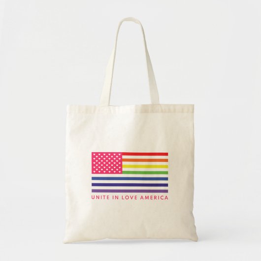 Tote Bag Unite In Love America - (Devant)
