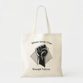 Tote Bag Unity and Strength Inspirational (Devant)
