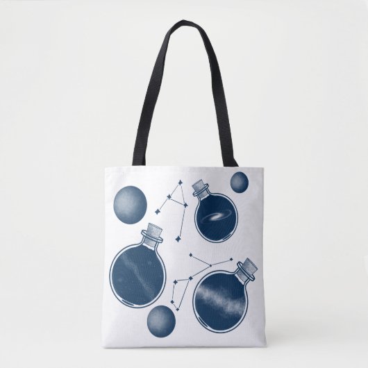 Tote Bag Univers dans une bouteille (Devant)