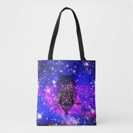 Tote Bag Univers de chouette celtique (Devant)