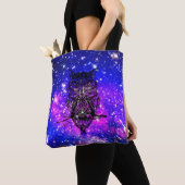 Tote Bag Univers de chouette celtique (De près)