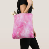 Tote Bag Univers de galaxie rose (De près)