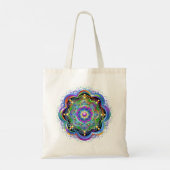 Tote Bag Univers Mandala Couleurs Psychédéliques (Dos)