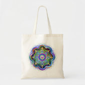 Tote Bag Univers Mandala Couleurs Psychédéliques (Devant)