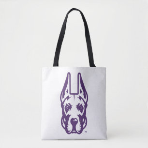 Tote Bag Université d'Albany Chef de la mascotte Great Dane