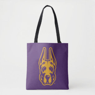 Tote Bag Université d'Albany Chef de la mascotte Great Dane