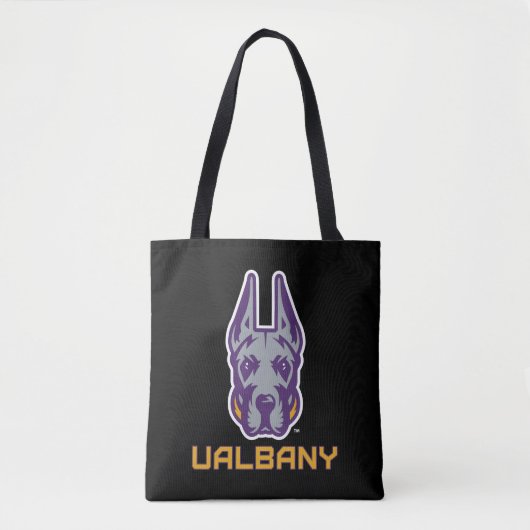 Tote Bag Université d'Albany Great Danes (Devant)