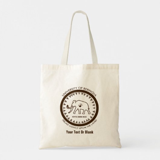 Tote Bag Université de Beringia Mammoth (Dos)