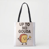 Tote Bag Up to No Gouda Shopping Bag Tote (Devant)