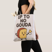 Tote Bag Up to No Gouda Shopping Bag Tote (De près)