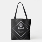 Tote Bag Upload Your Logo & Customizable Text Design (Dos)