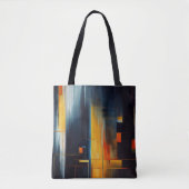 Tote Bag Urban Lights Abstract Geometry (Devant)