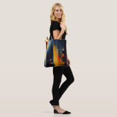 Tote Bag Urban Lights Abstract Geometry (Sur le modèle)