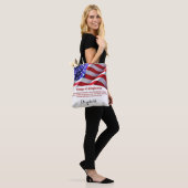 Tote Bag USA Drapeau et engagement d'allégeance Fourre-tout (Sur le modèle)