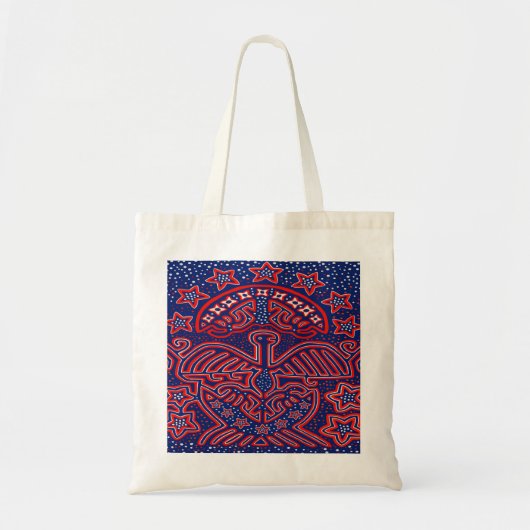 Tote Bag USA Eagle Democratic Patriot (Devant)
