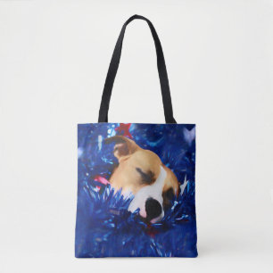 Tote Bag USA Patriotique Chien American Pit Bull Terrier
