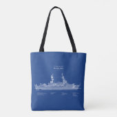 Tote Bag USCG Cutter Hamilton whec-715 - ABD (Dos)