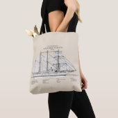 Tote Bag USCGC Alexander Hamilton wix-272 - SBD (De près)