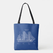 Tote Bag USCGC Eagle wix-327 - ABD (Dos)