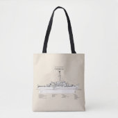 Tote Bag USCGC Eastwind wagb-279 - SBD (Devant)