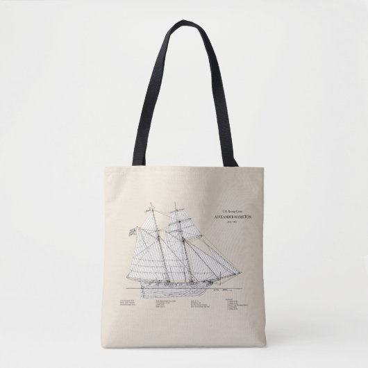 Tote Bag USRC Alexander Hamilton - SBD (Devant)