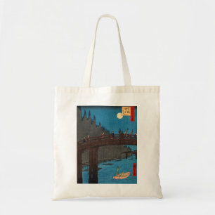Tote Bag Utagawa Hiroshige - Kyoto Bridge by Moonlight