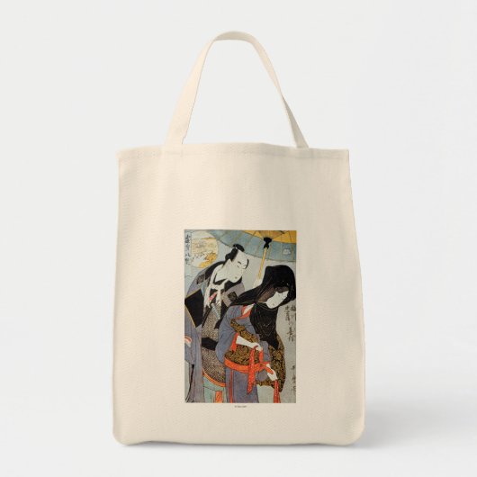 Tote Bag Utamaro : Amants, 1797 (Devant)