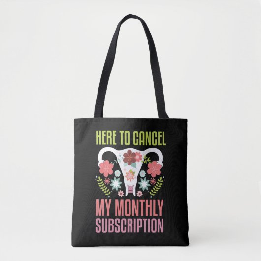 Tote Bag Uterus Removal Surgery support Hysterectomy (Devant)
