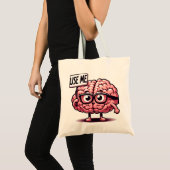 Tote Bag Utiliser mon chevalet de cerveau drôle (Devant (produit))