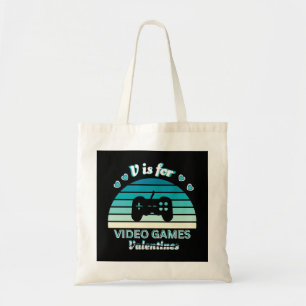 Tote Bag V pour jeux vidéo pas pour la Saint-Valentin - Drô