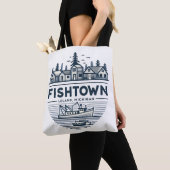 Tote Bag Vacances à Fishtown Leland Michigan (De près)