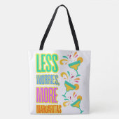 Tote Bag vacances, boissons et plus (Devant)