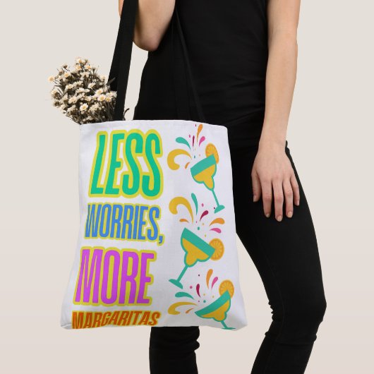 Tote Bag vacances, boissons et plus (De près)