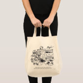 Tote Bag Vacances de famille (Devant (produit))