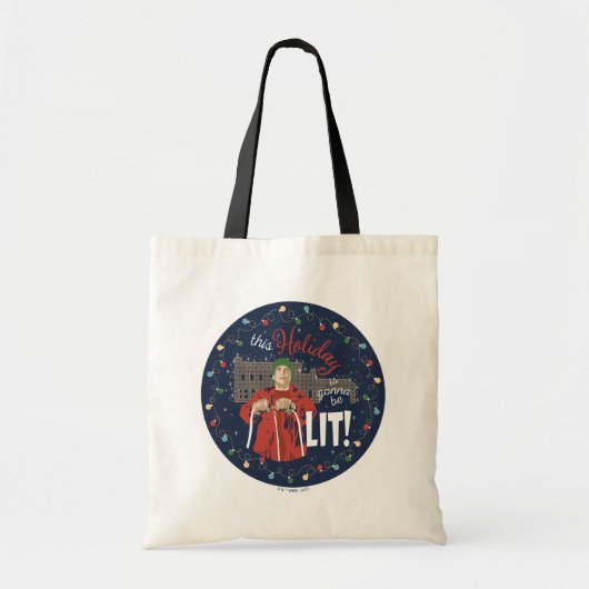 Tote Bag Vacances de Noël | Ce jour férié va être illuminé (Devant)