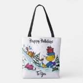 Tote Bag Vacances de Noël Féroces (Dos)