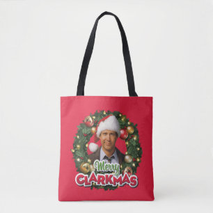Tote Bag Vacances de Noël   Merry Clarkmas